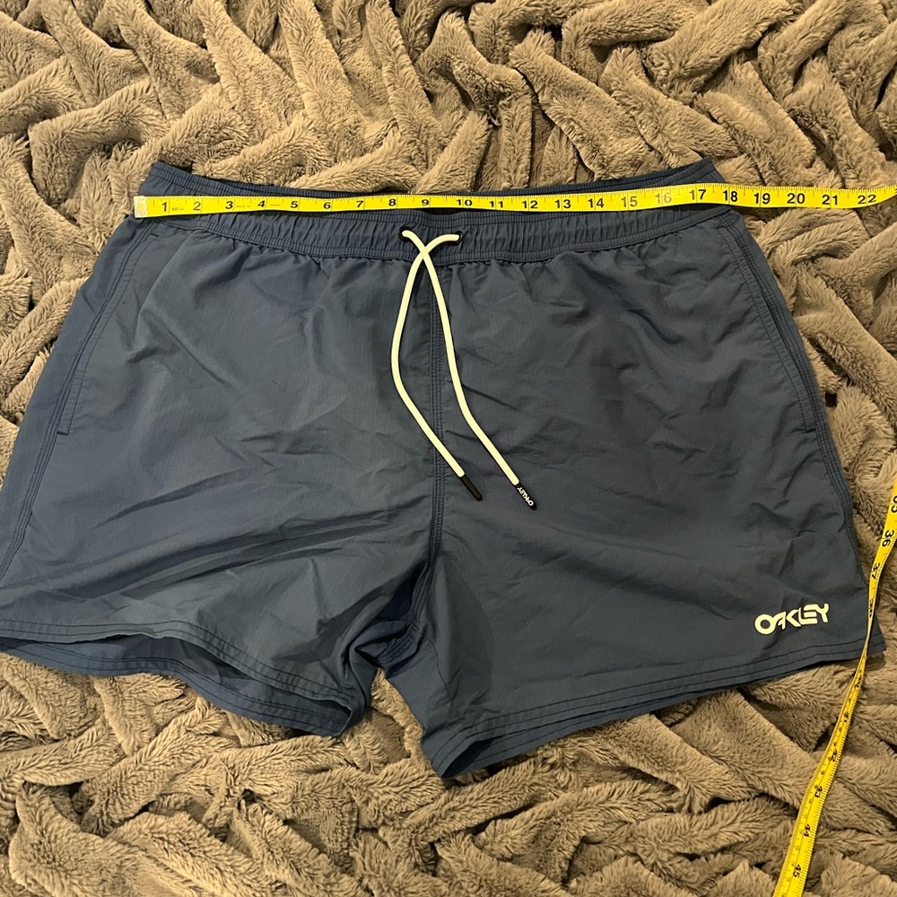 Oakley Blue Mens Standard All Day Beach Short Size XL - Picture 9 of 11